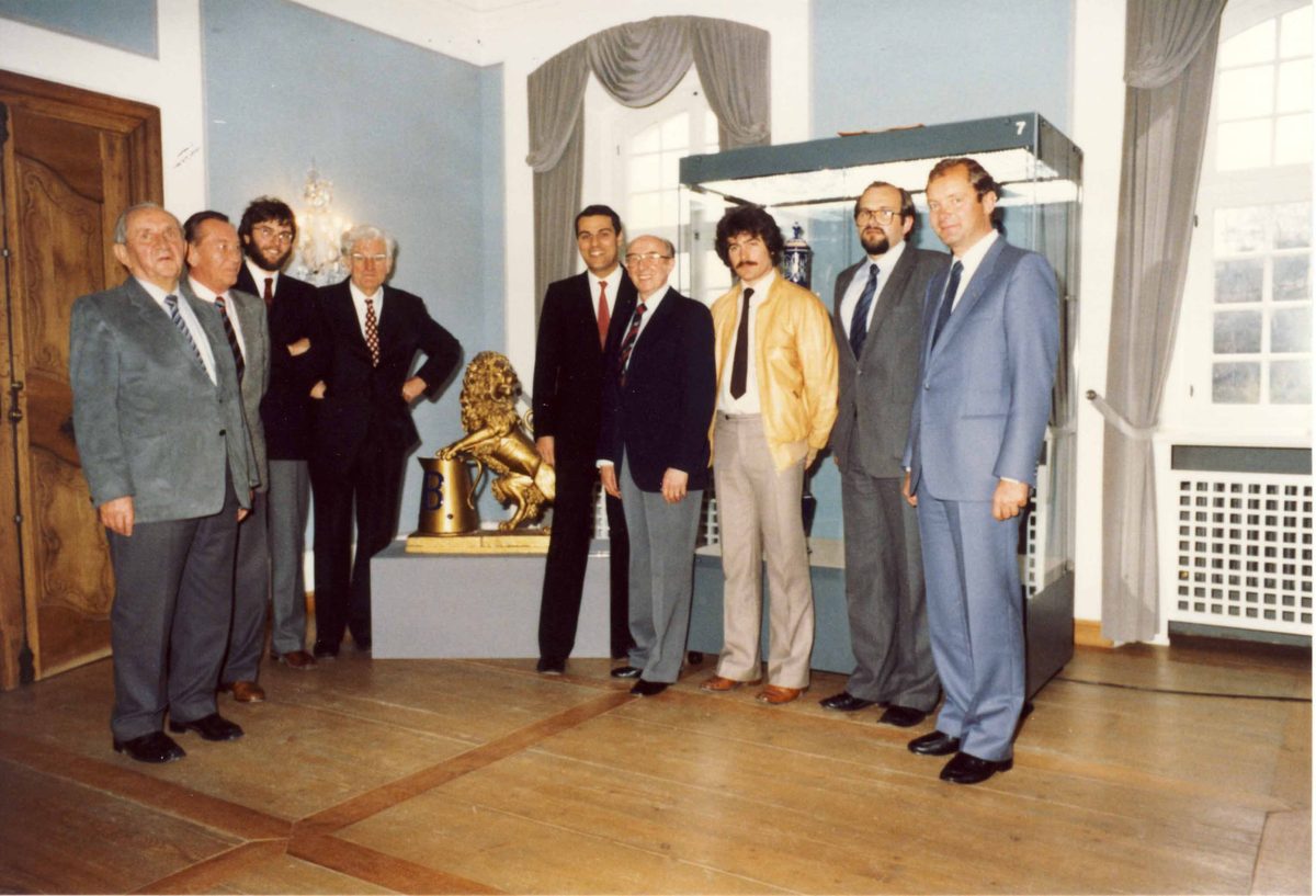 Ausstellungseröffnung: Krause, Pfab, Georg B., Werner B., Peter B., Birner, Breitkopf,?, Erhard B