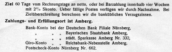 Zahlungsziele 1929